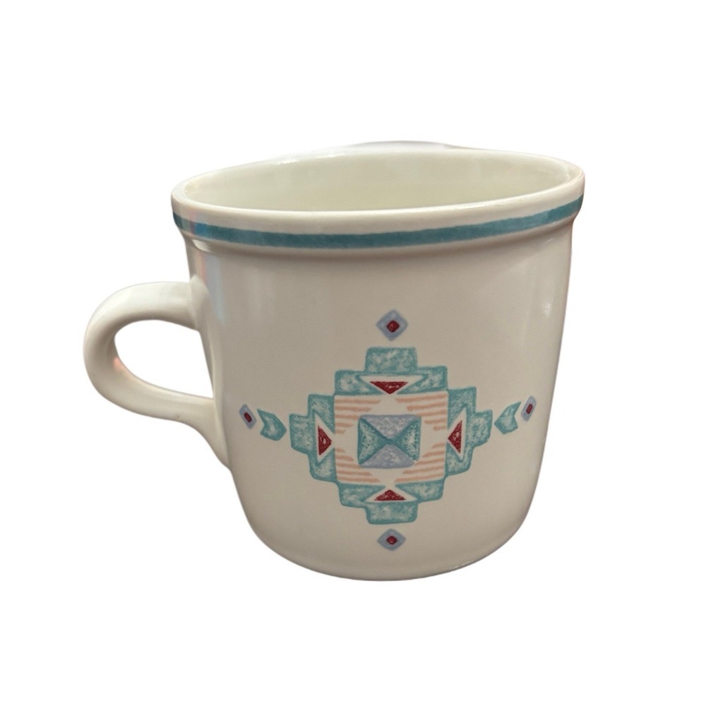 Studio Nova Blue‎ Ridge MT011 Coffee Mug Southwestern Geometric Japan Ceramic